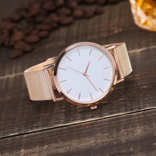 Load image into Gallery viewer, Vansvar Gold Sliver Mesh Stainless Steel Watches Women Top Brand Luxury Casual Clock Ladies Wrist Watch
