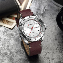 Load image into Gallery viewer, CURREN Luxury watch men Leather Quartz Wrist Watches