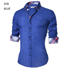 Load image into Gallery viewer, Men&#39;s Casual Shirt Slim Fit Men&#39;s Casual Button Down
