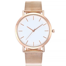 Load image into Gallery viewer, Vansvar Gold Sliver Mesh Stainless Steel Watches Women Top Brand Luxury Casual Clock Ladies Wrist Watch
