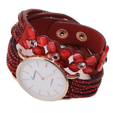 Load image into Gallery viewer, Women Bracelet Watch Crystal Diamond Wrist Watch
