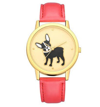 Load image into Gallery viewer, Women dog Printing Analog Quartz Wrist Watch
