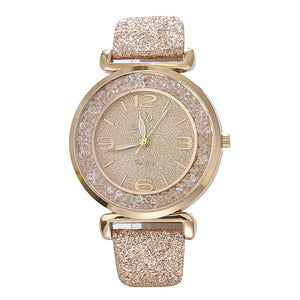 Fashion Women Watches Luxury Crystal Rhinestone Stainless
