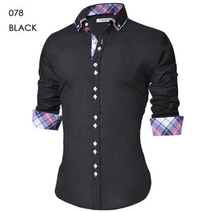 Men's Casual Shirt Slim Fit Men's Casual Button Down