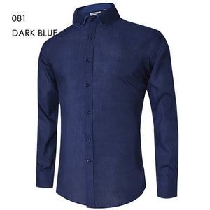 Men's Casual Shirt Slim Fit Men's Casual Button Down