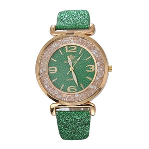 Fashion Women Watches Luxury Crystal Rhinestone Stainless