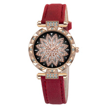 Load image into Gallery viewer, Fashion Leather Strap Watch Women Quartz Watch Romantic Starry
