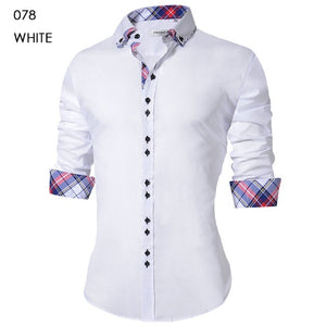 Men's Casual Shirt Slim Fit Men's Casual Button Down