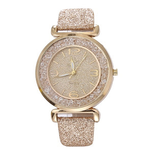 Fashion Women Watches Luxury Crystal Rhinestone Stainless