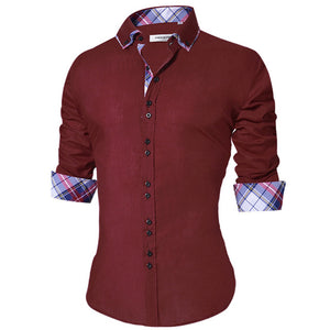 Men's Casual Shirt Slim Fit Men's Casual Button Down